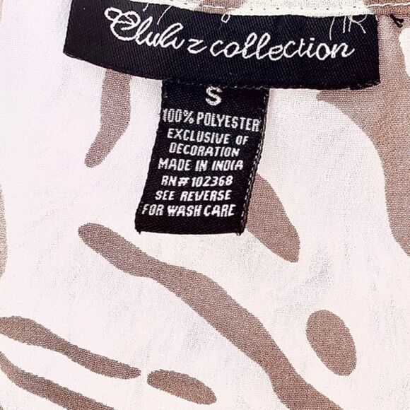 🍍3/$15🍍Club Z Collection Tunic Coverup - Picture 4 of 5